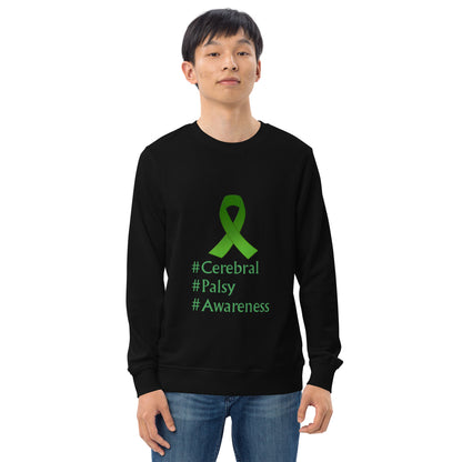 cerebral palsy awareness  Unisex organic sweatshirt