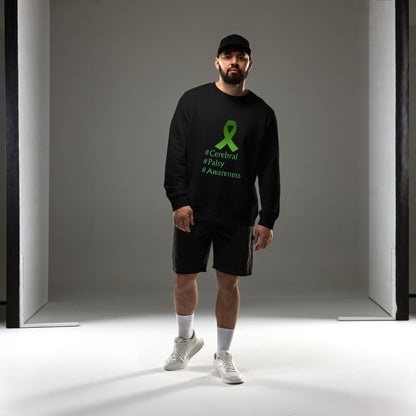 cerebral palsy awareness  Unisex organic sweatshirt