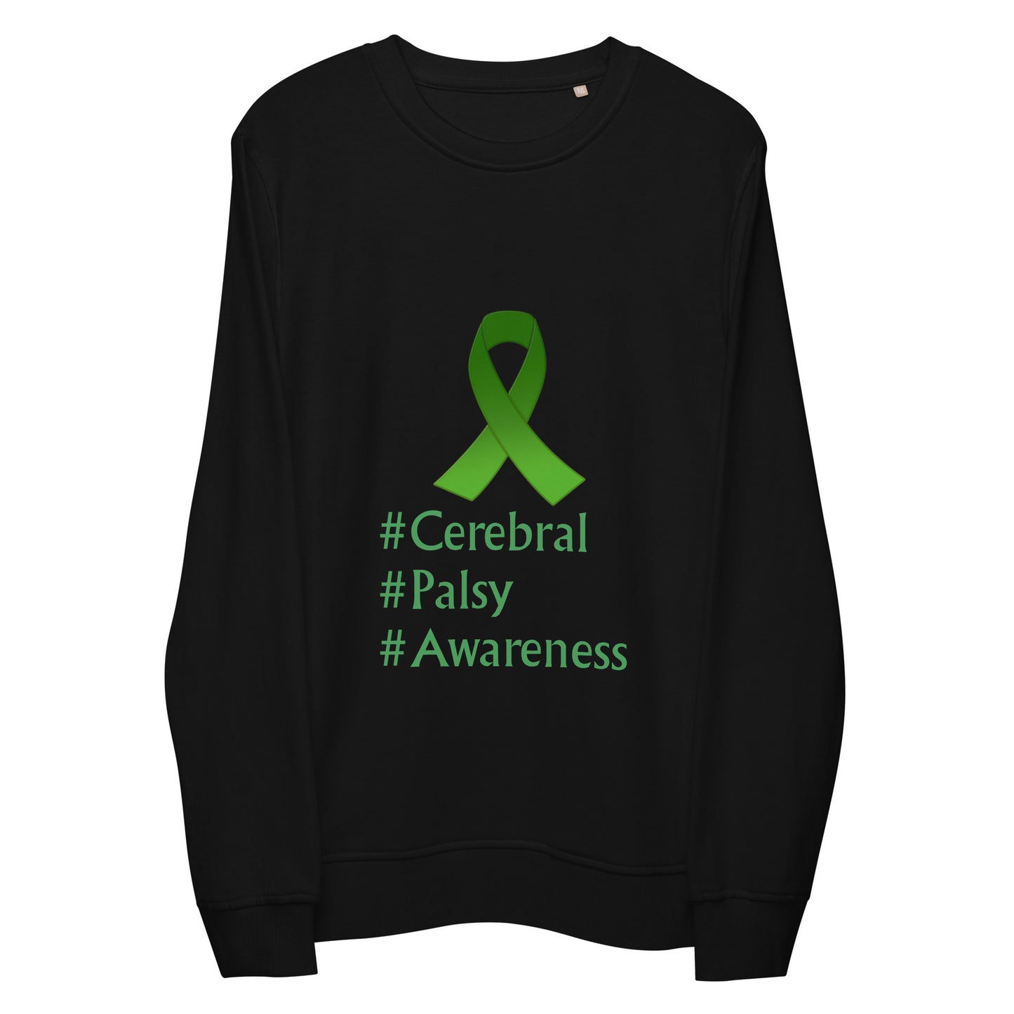 cerebral palsy awareness  Unisex organic sweatshirt
