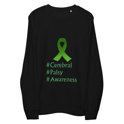 cerebral palsy awareness  Unisex organic sweatshirt