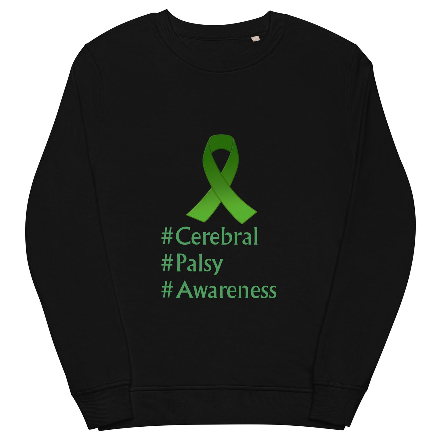 cerebral palsy awareness  Unisex organic sweatshirt