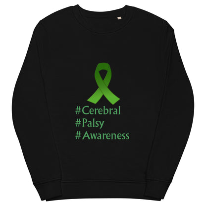 cerebral palsy awareness  Unisex organic sweatshirt