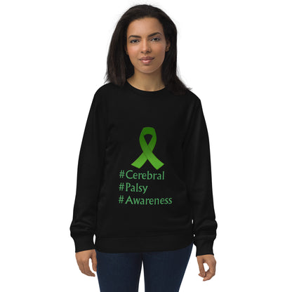 cerebral palsy awareness  Unisex organic sweatshirt
