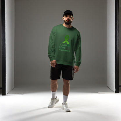 cerebral palsy awareness  Unisex organic sweatshirt