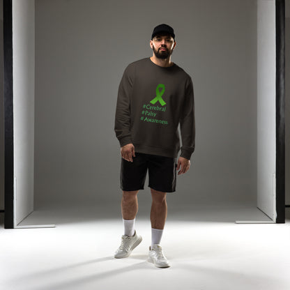 cerebral palsy awareness  Unisex organic sweatshirt