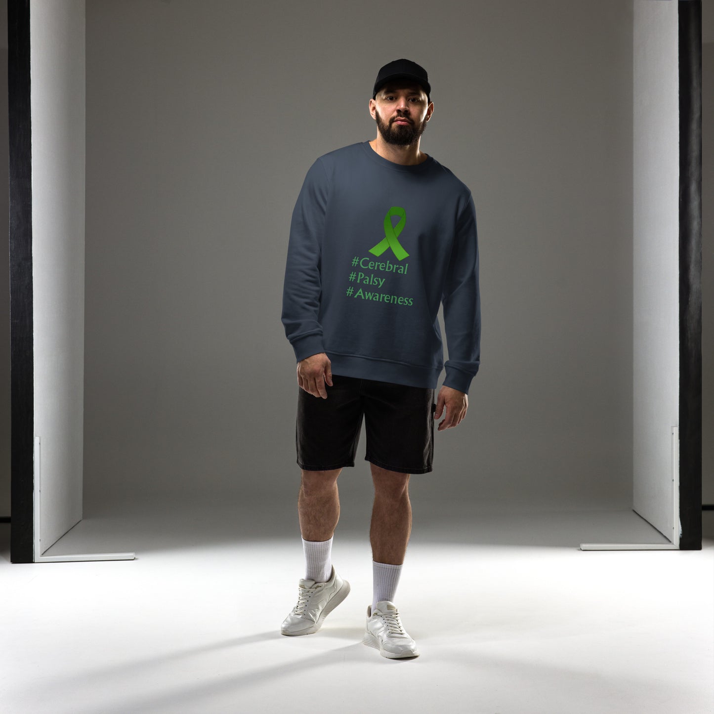 cerebral palsy awareness  Unisex organic sweatshirt