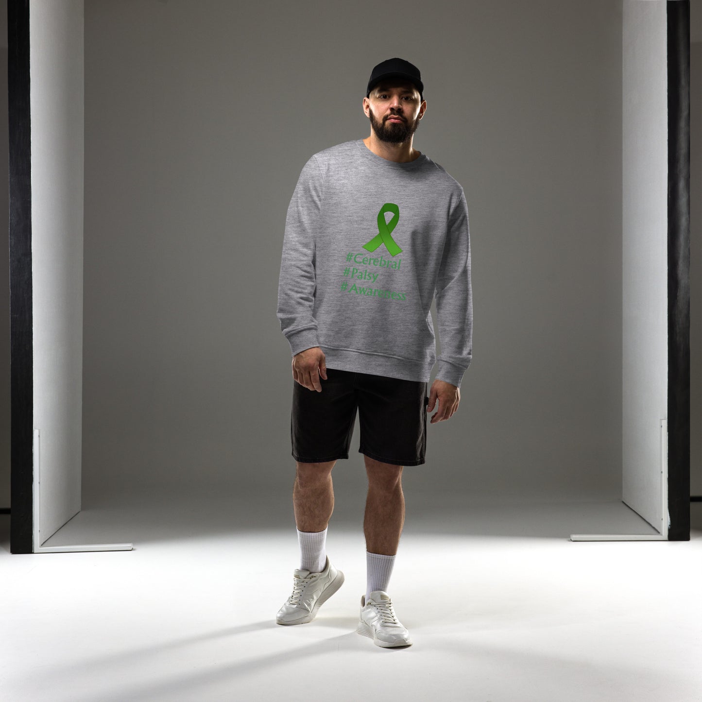 cerebral palsy awareness  Unisex organic sweatshirt