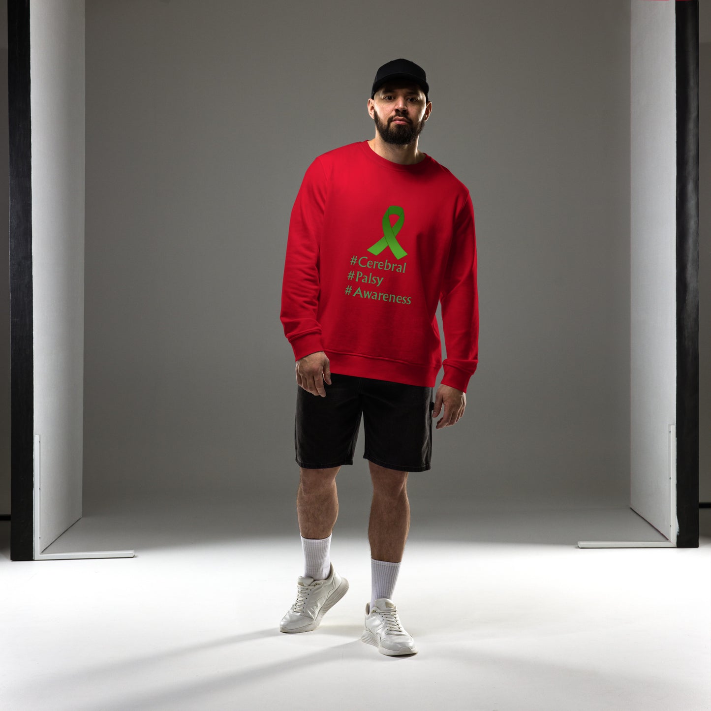 cerebral palsy awareness  Unisex organic sweatshirt
