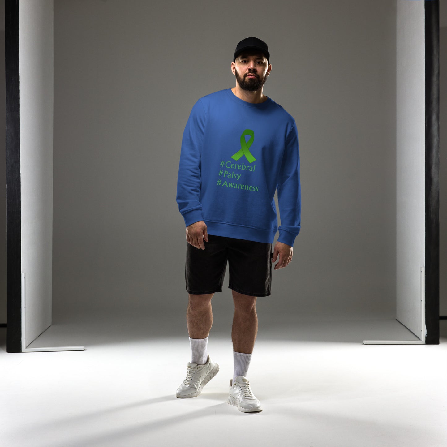cerebral palsy awareness  Unisex organic sweatshirt