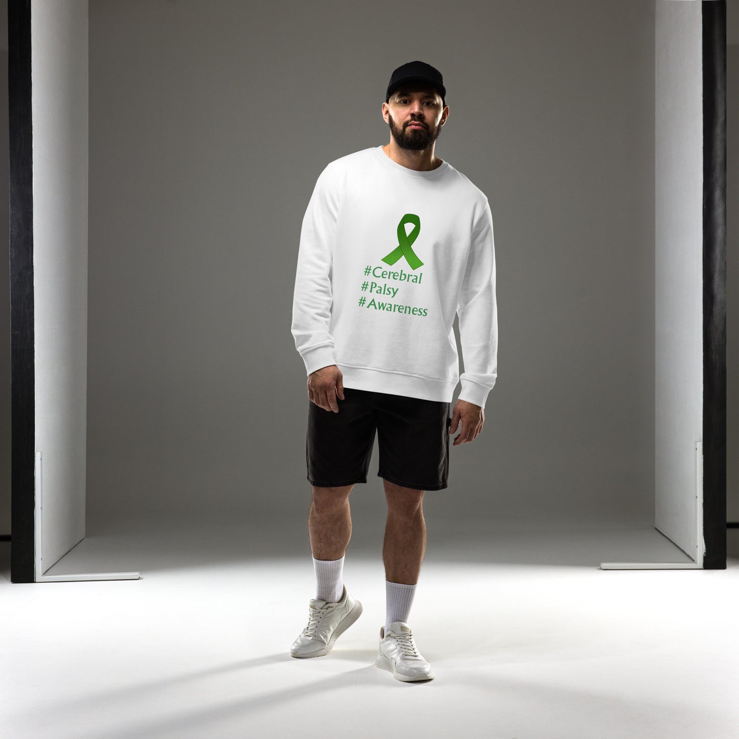 cerebral palsy awareness  Unisex organic sweatshirt