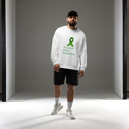 cerebral palsy awareness  Unisex organic sweatshirt