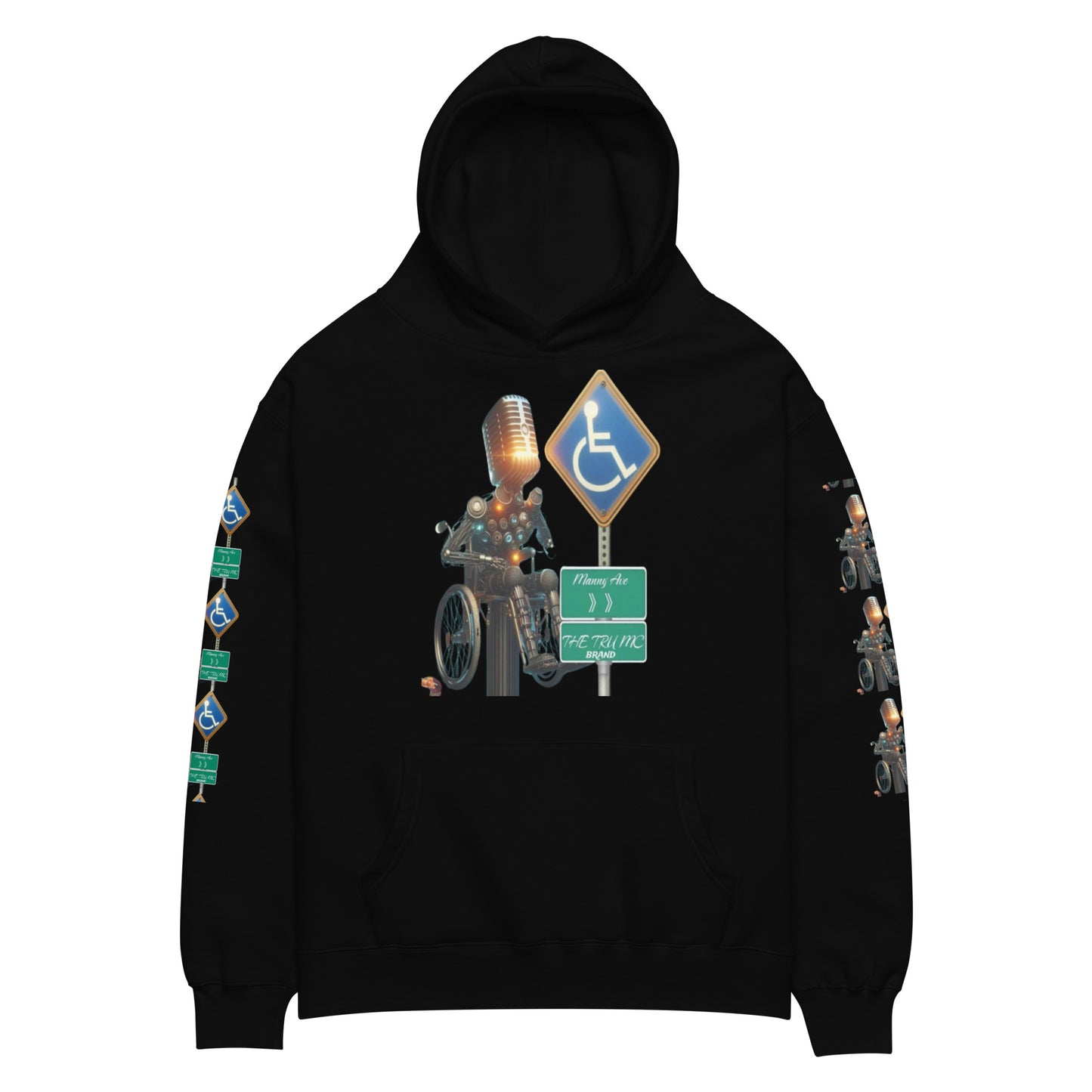 THE TRU MC BRAND Unisex oversized hoodie