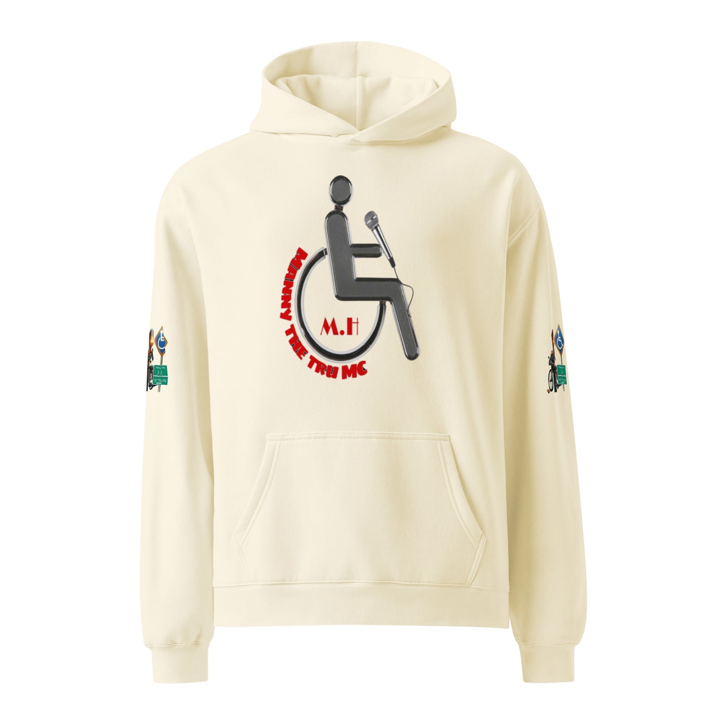 MANNY THE TRU MC unisex oversized hoodie