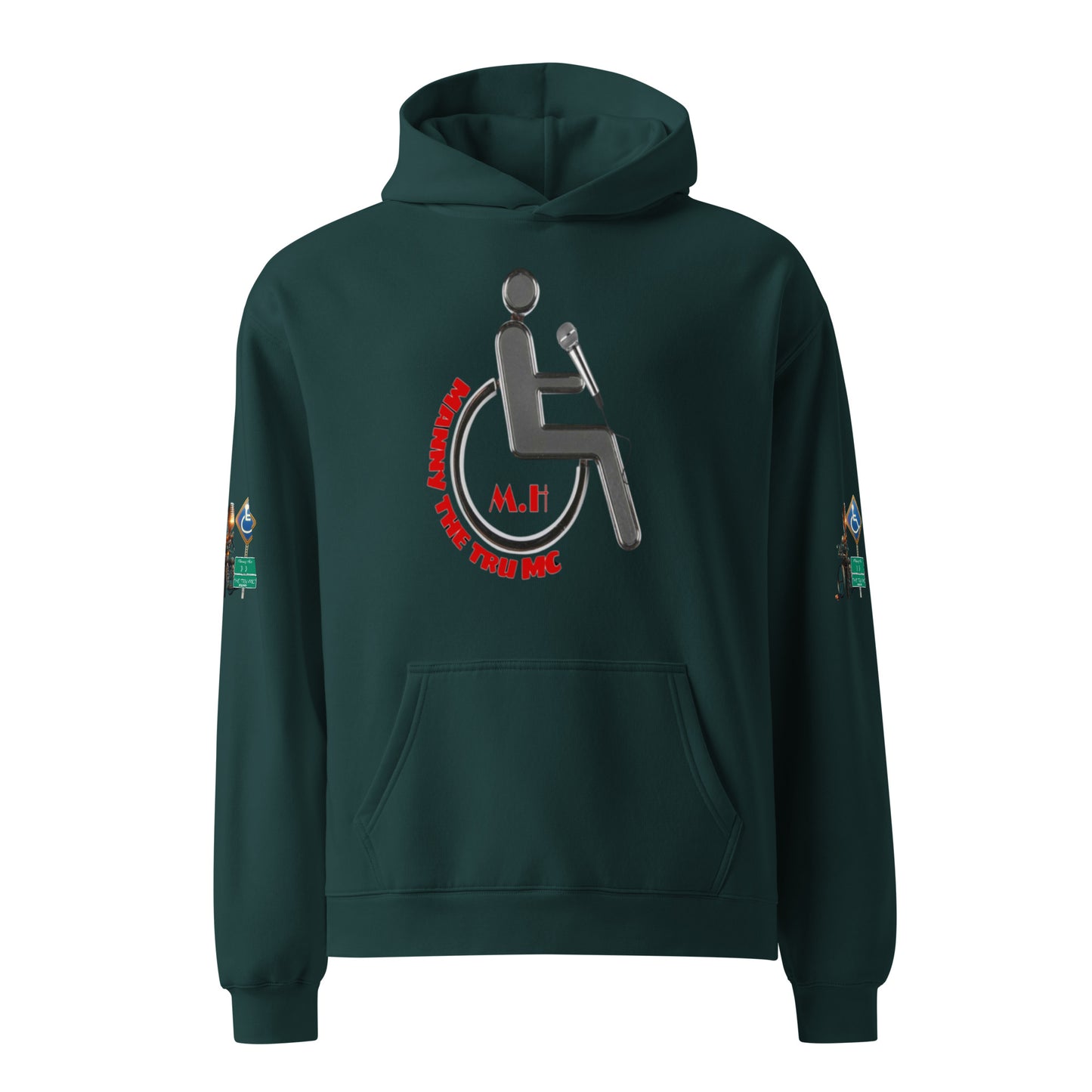 MANNY THE TRU MC unisex oversized hoodie
