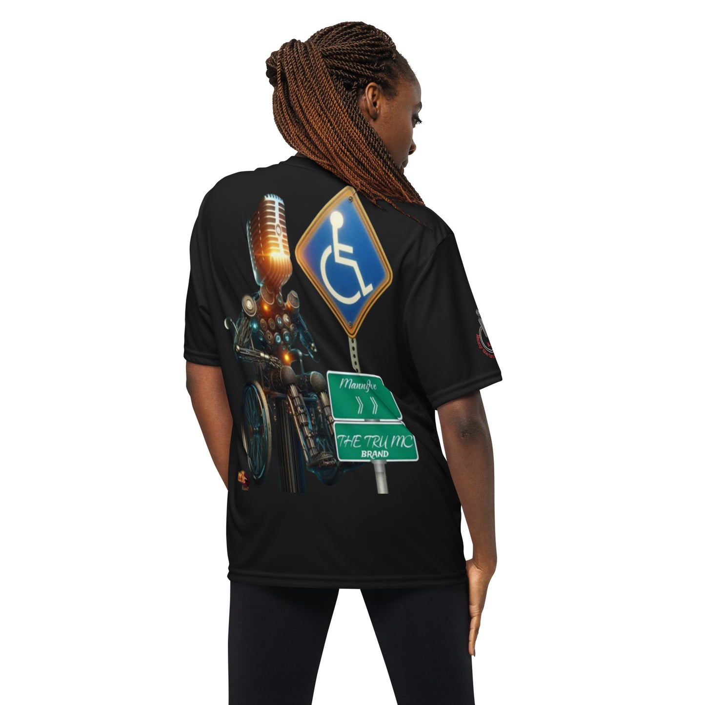MANNY THE TRU MC Unisex performance crew neck t-shirt