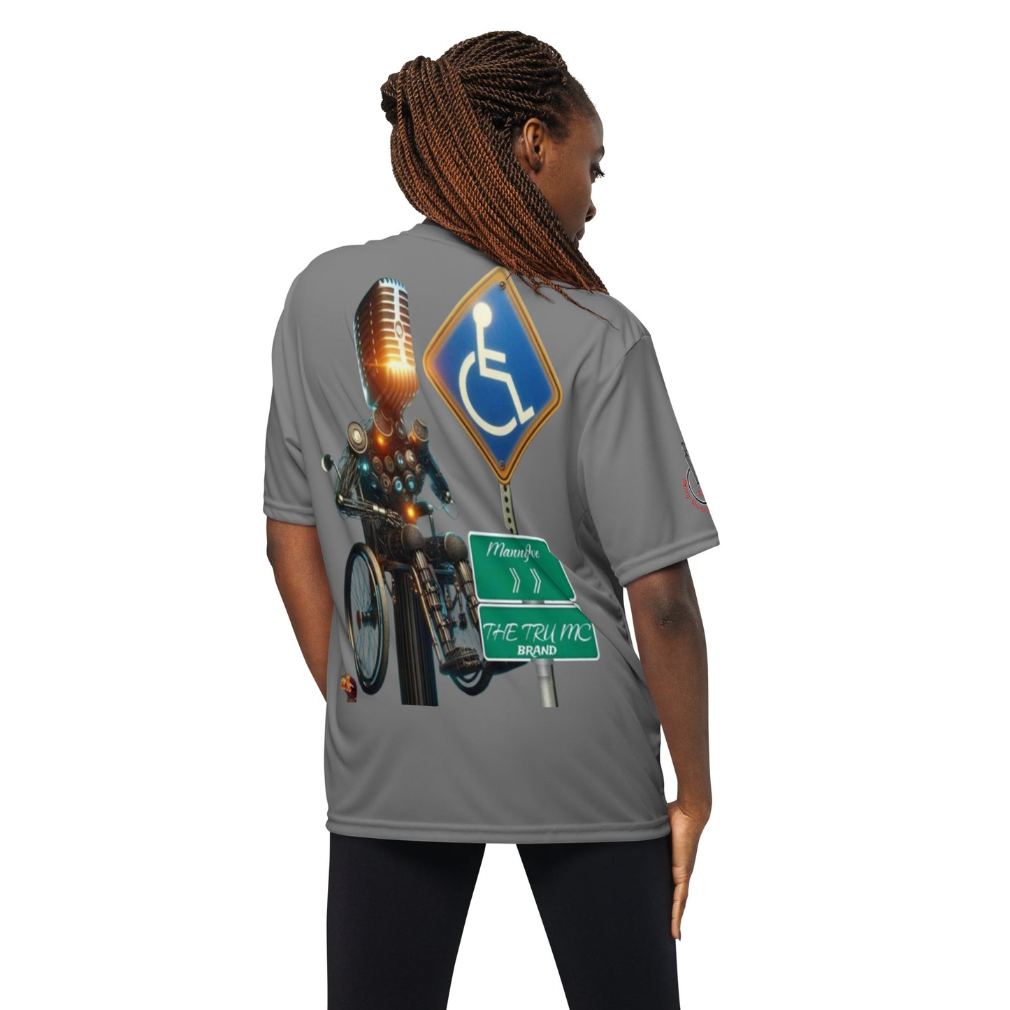 MANNY THE TRU MC Unisex performance crew neck t-shirt