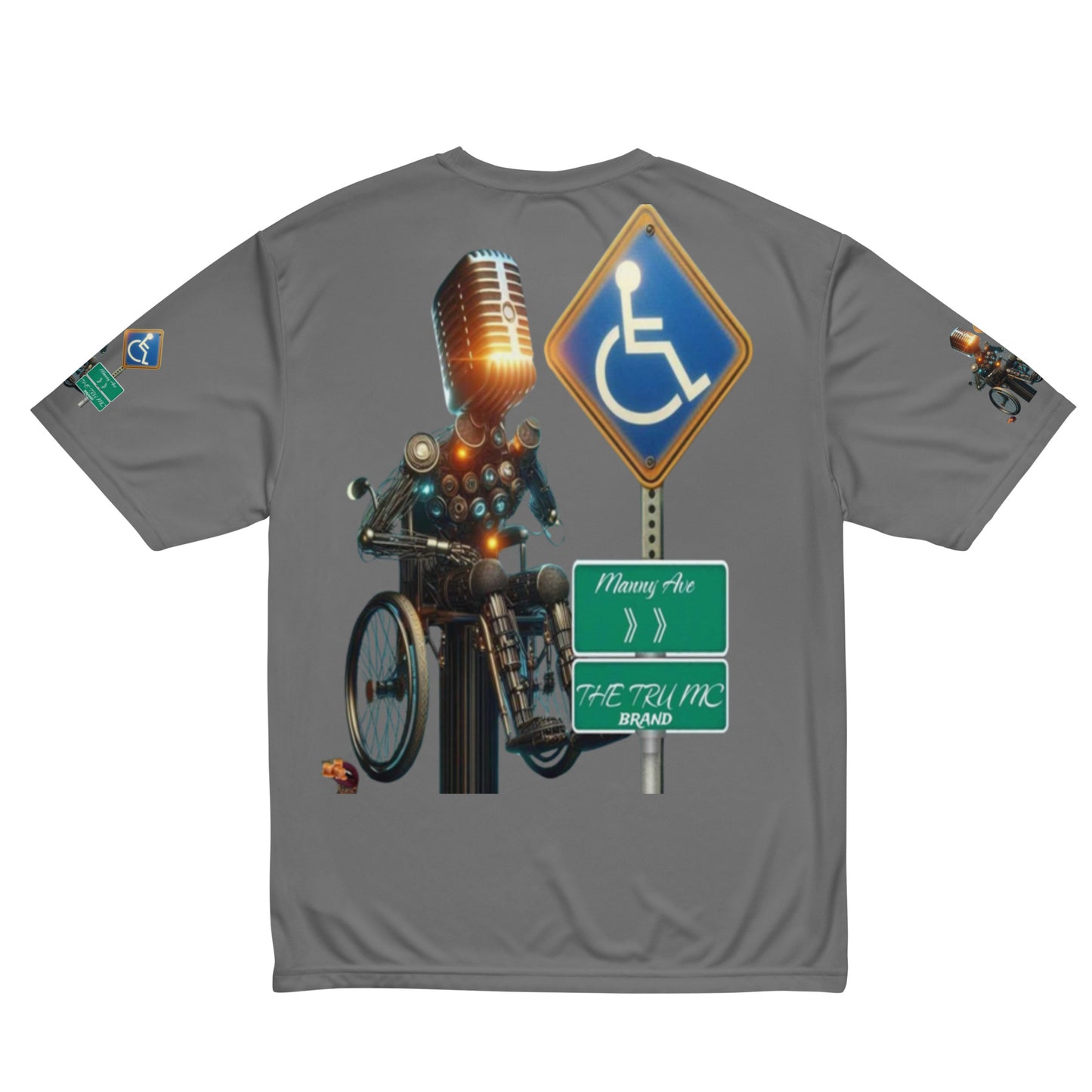 MANNY THE  TRU MC Unisex performance crew neck t-shirt