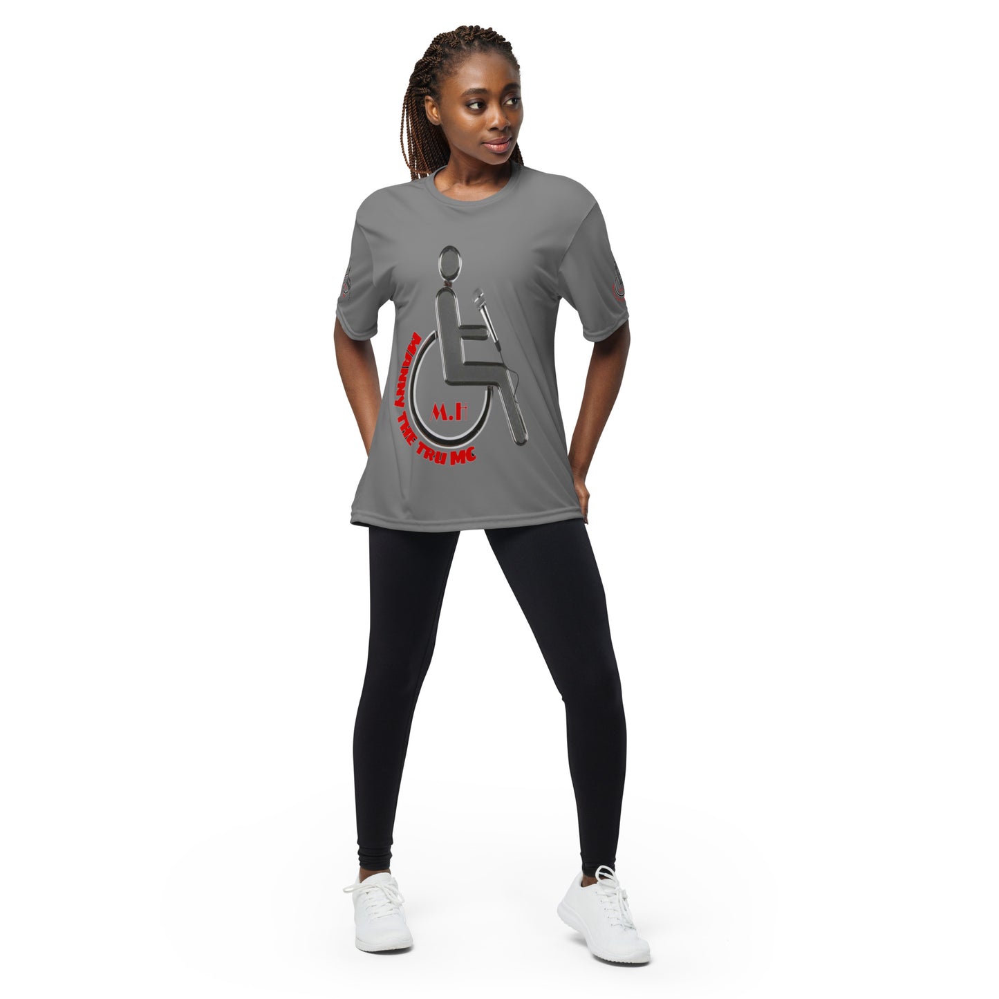 MANNY THE TRU MC Unisex performance crew neck t-shirt