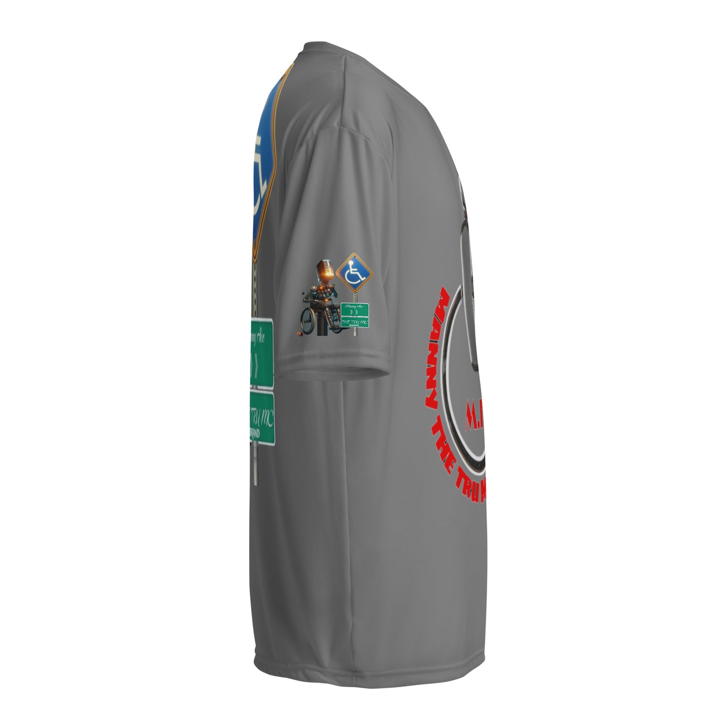 MANNY THE  TRU MC Unisex performance crew neck t-shirt