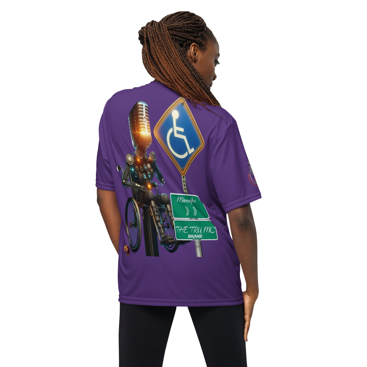 MANNY THE TRU MC Unisex performance crew neck t-shirt