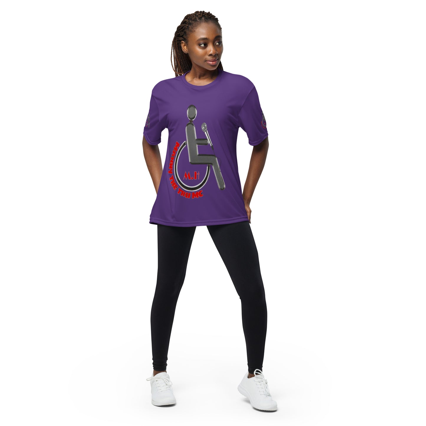 MANNY THE TRU MC Unisex performance crew neck t-shirt