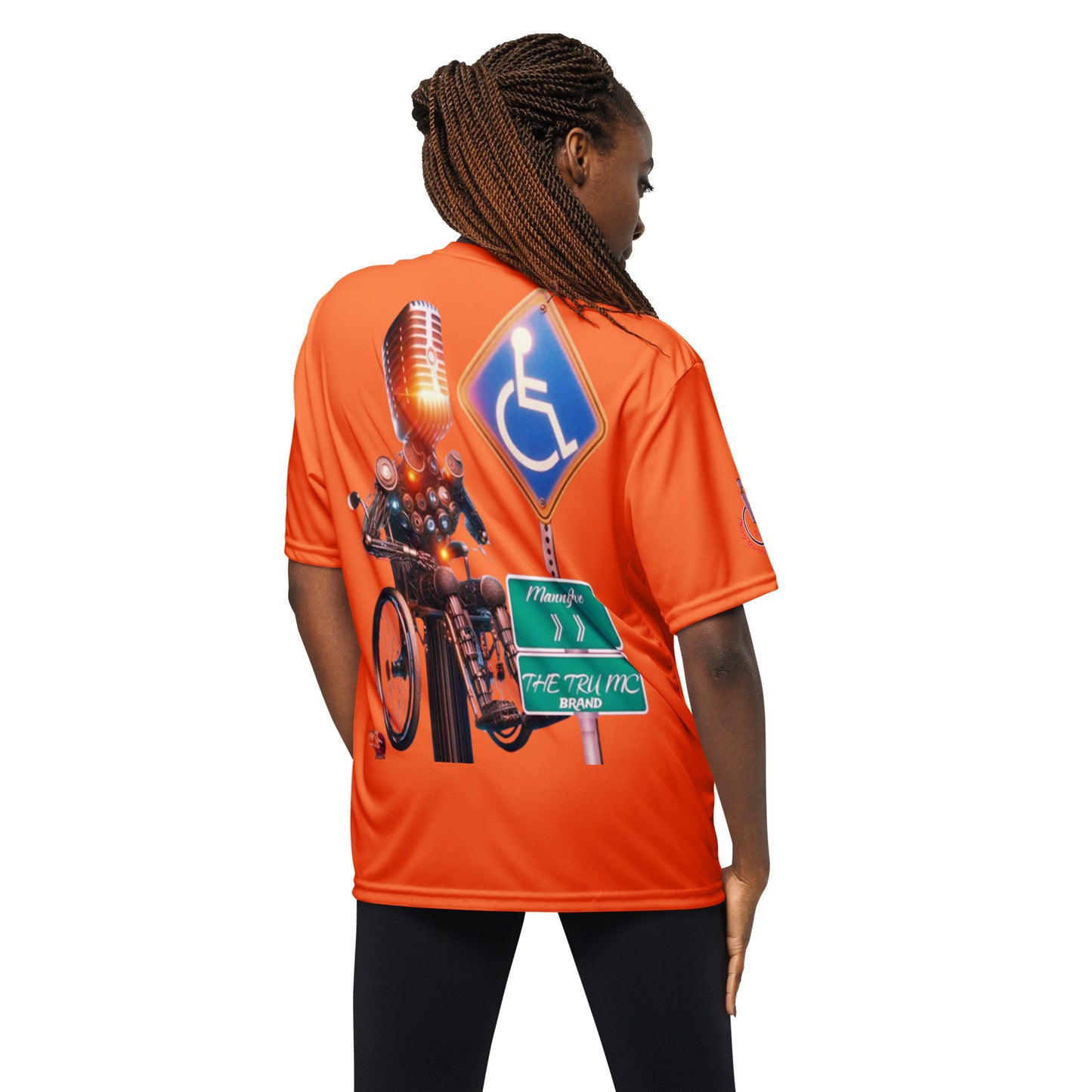 MANNY THE TRU MC Unisex performance crew neck t-shirt