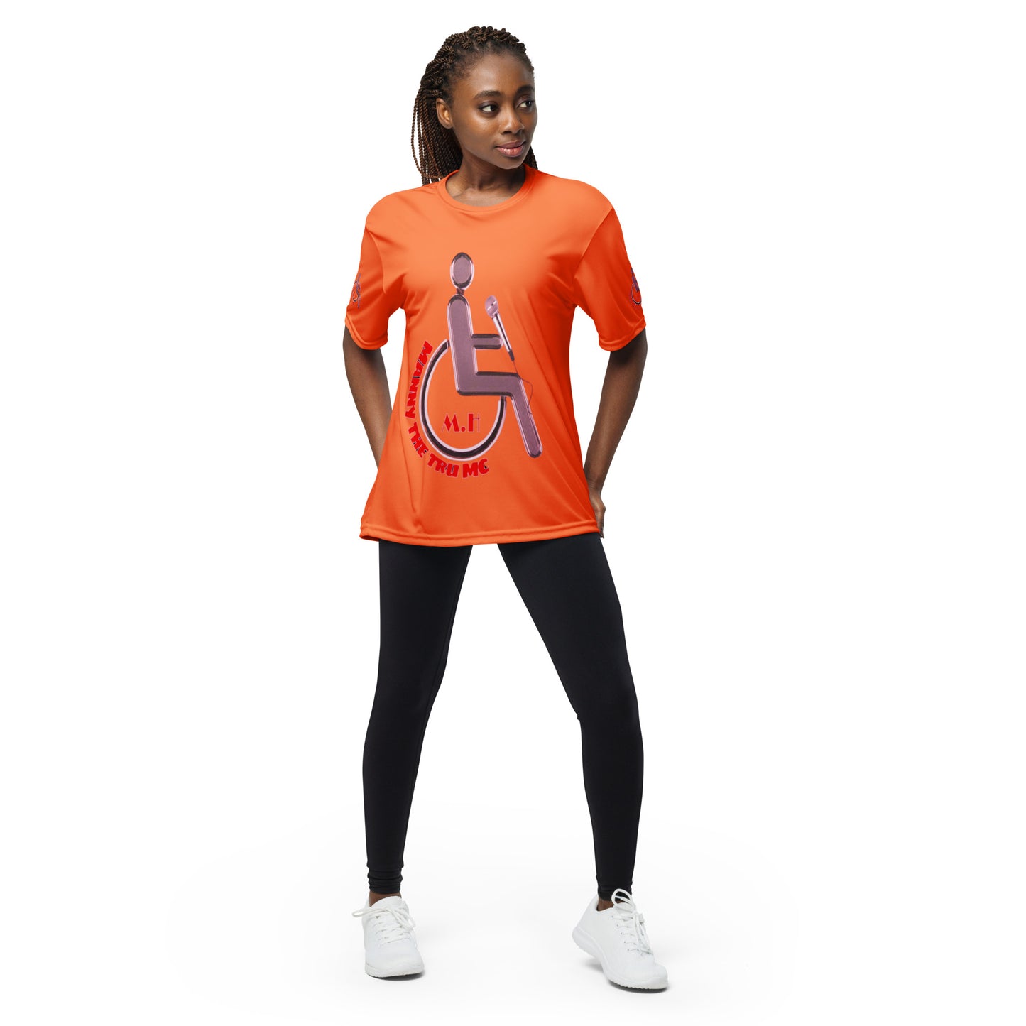 MANNY THE TRU MC Unisex performance crew neck t-shirt