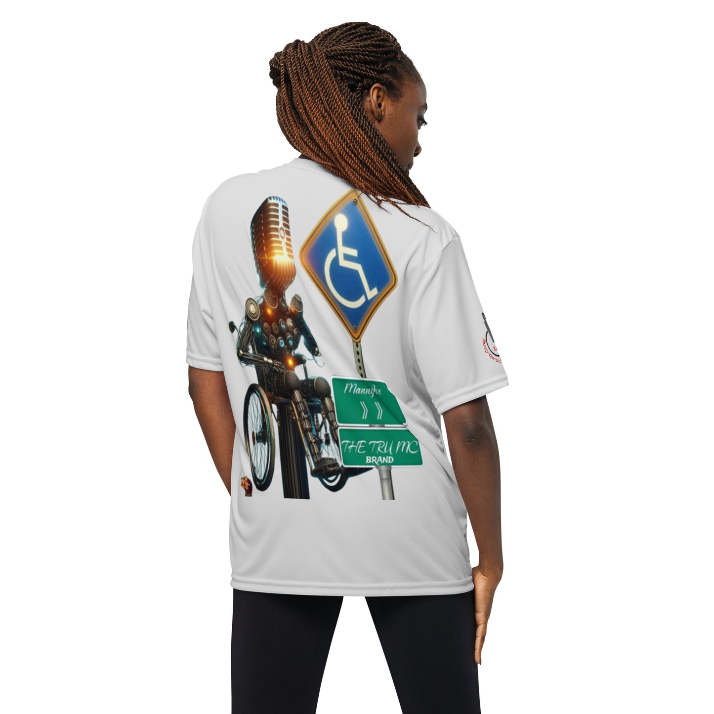 MANNY THE TRU MC Unisex performance crew neck t-shirt