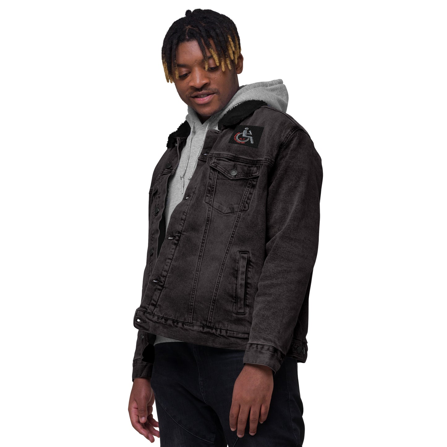 MANNY THE TRU MC Unisex denim sherpa jacket