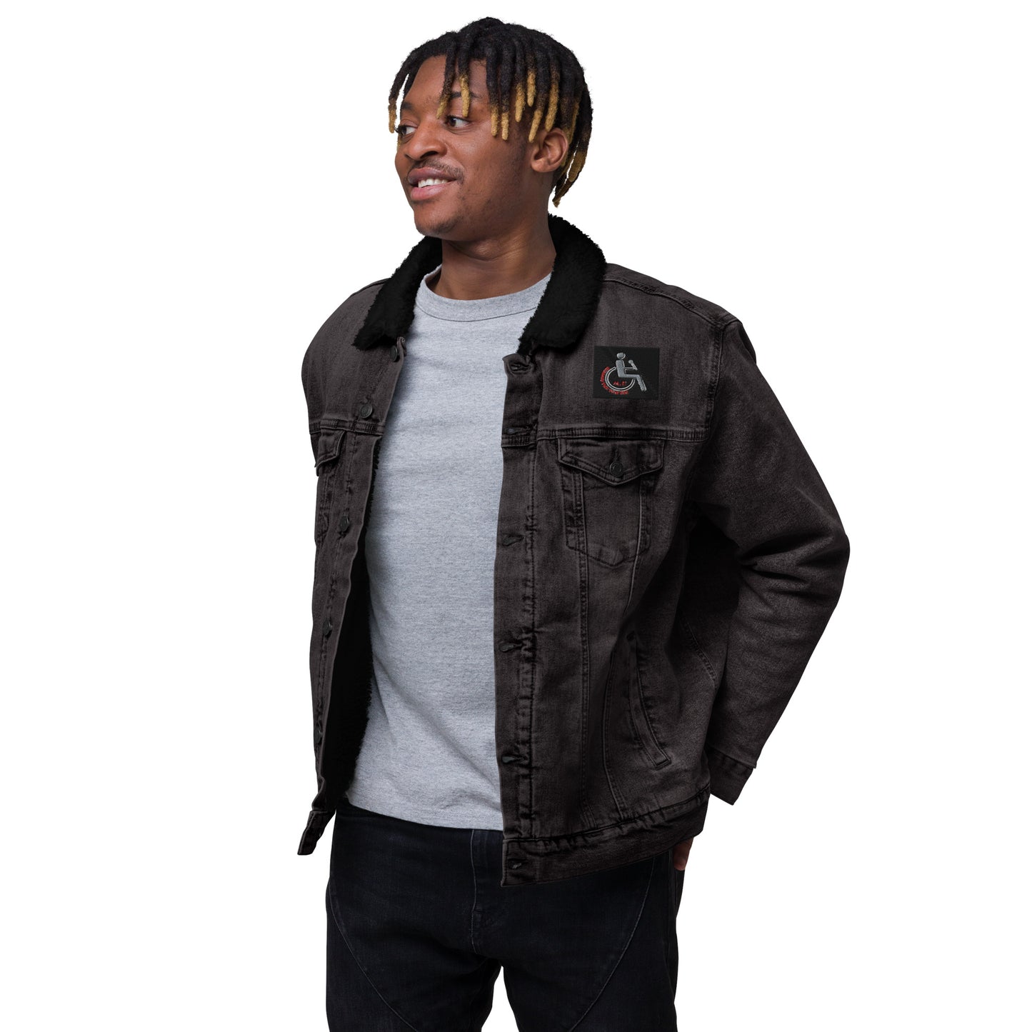 MANNY THE TRU MC Unisex denim sherpa jacket