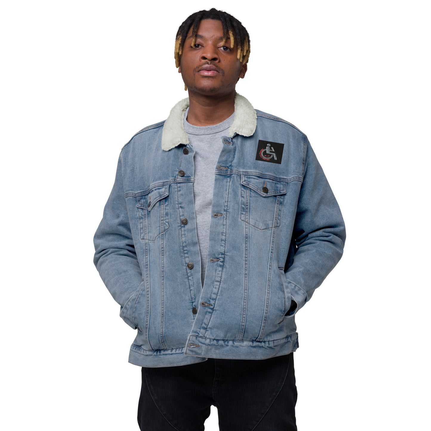 MANNY THE TRU MC Unisex denim sherpa jacket