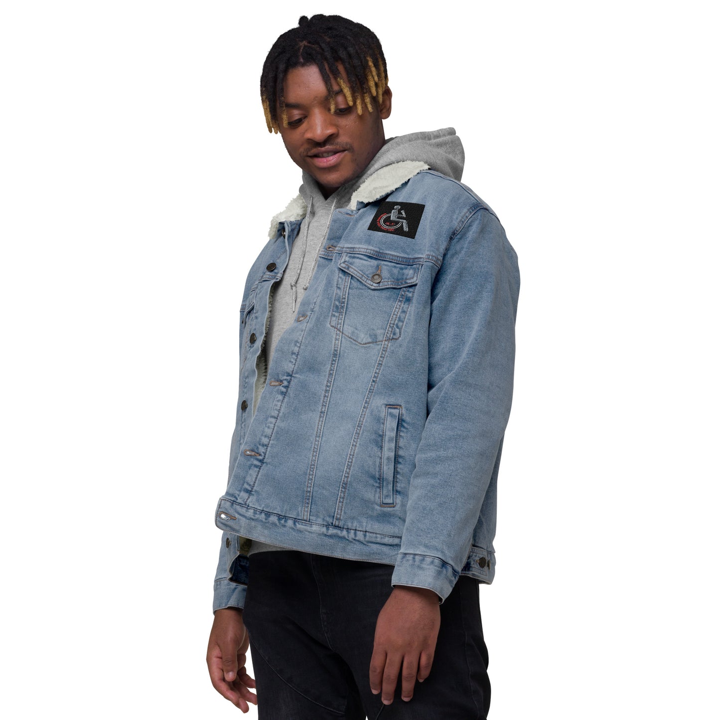 MANNY THE TRU MC Unisex denim sherpa jacket