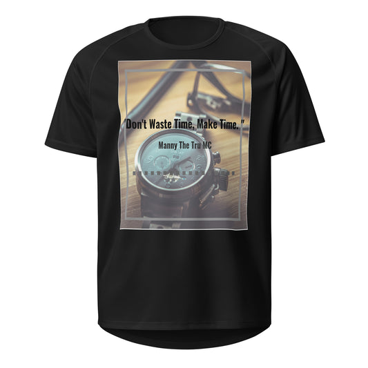 Don't waste time make time Unisex sports jersey