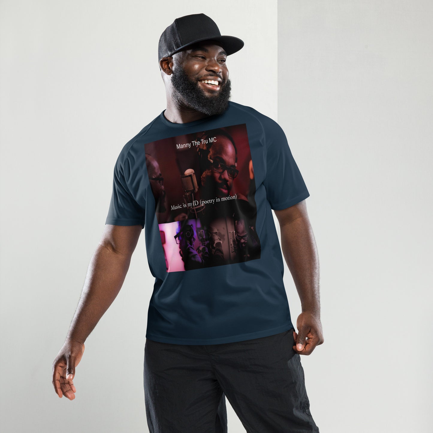 Music is my ID  Unisex sports jersey