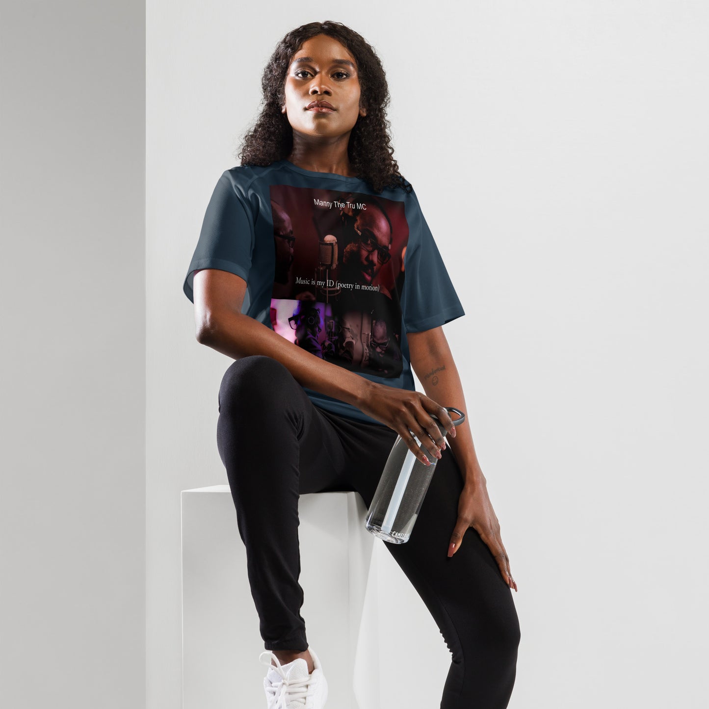 Music is my ID  Unisex sports jersey