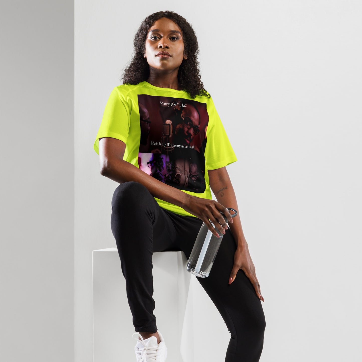 Music is my ID  Unisex sports jersey