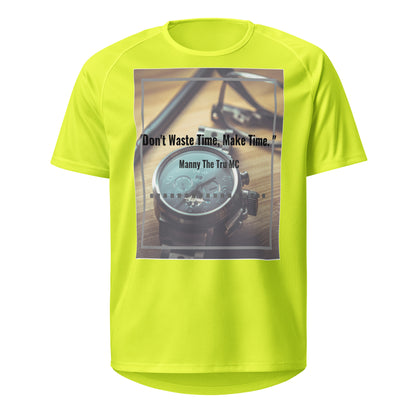 Don't waste time make time Unisex sports jersey
