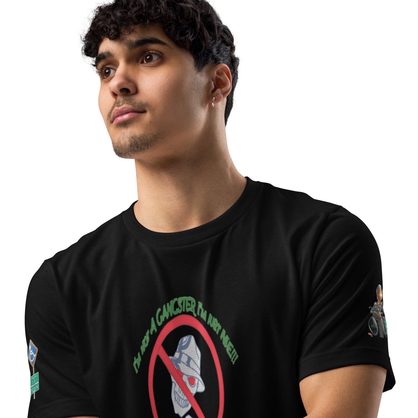 I'm not a gangster Unisex staple eco t-shirt