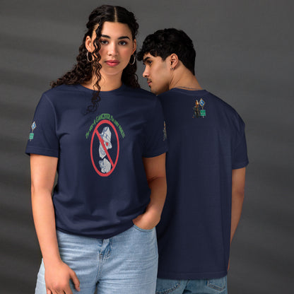 I'm not a gangster Unisex staple eco t-shirt