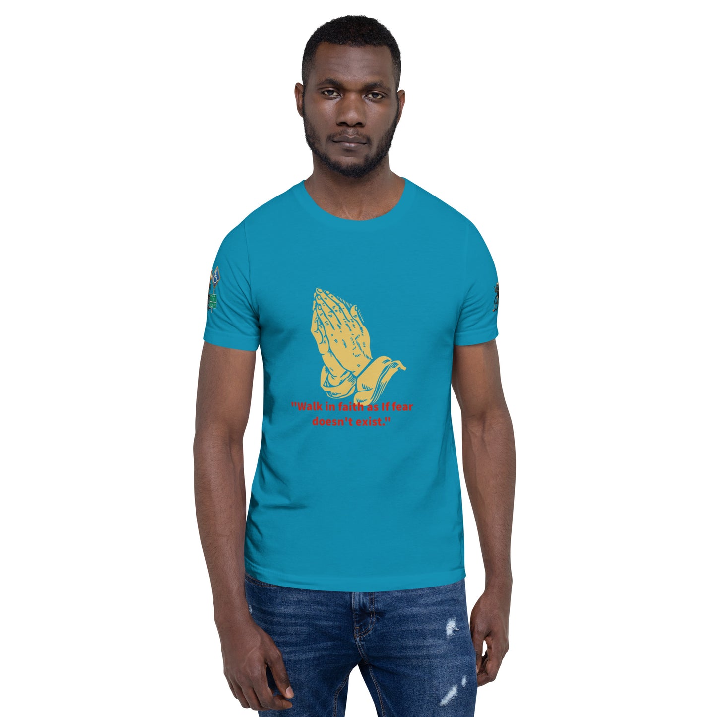 walk in faith Unisex t-shirt