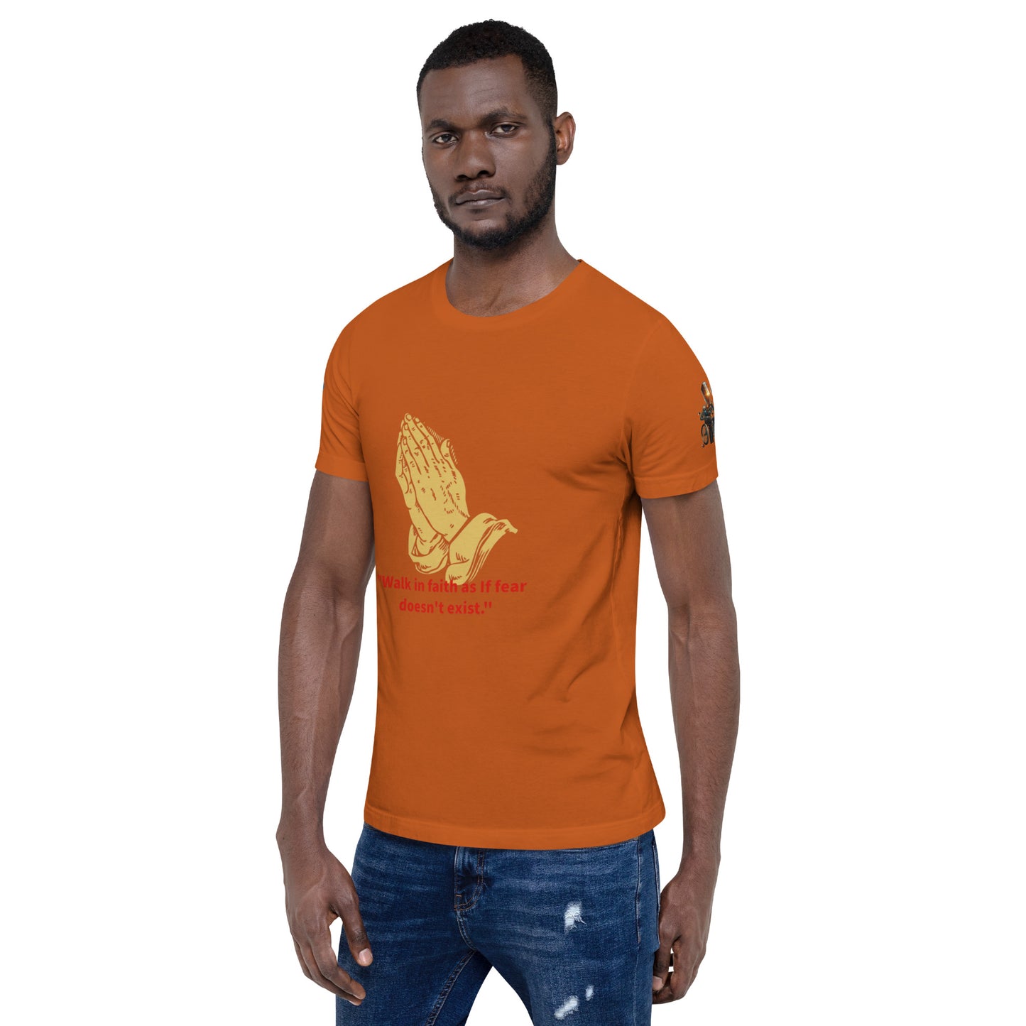 walk in faith Unisex t-shirt