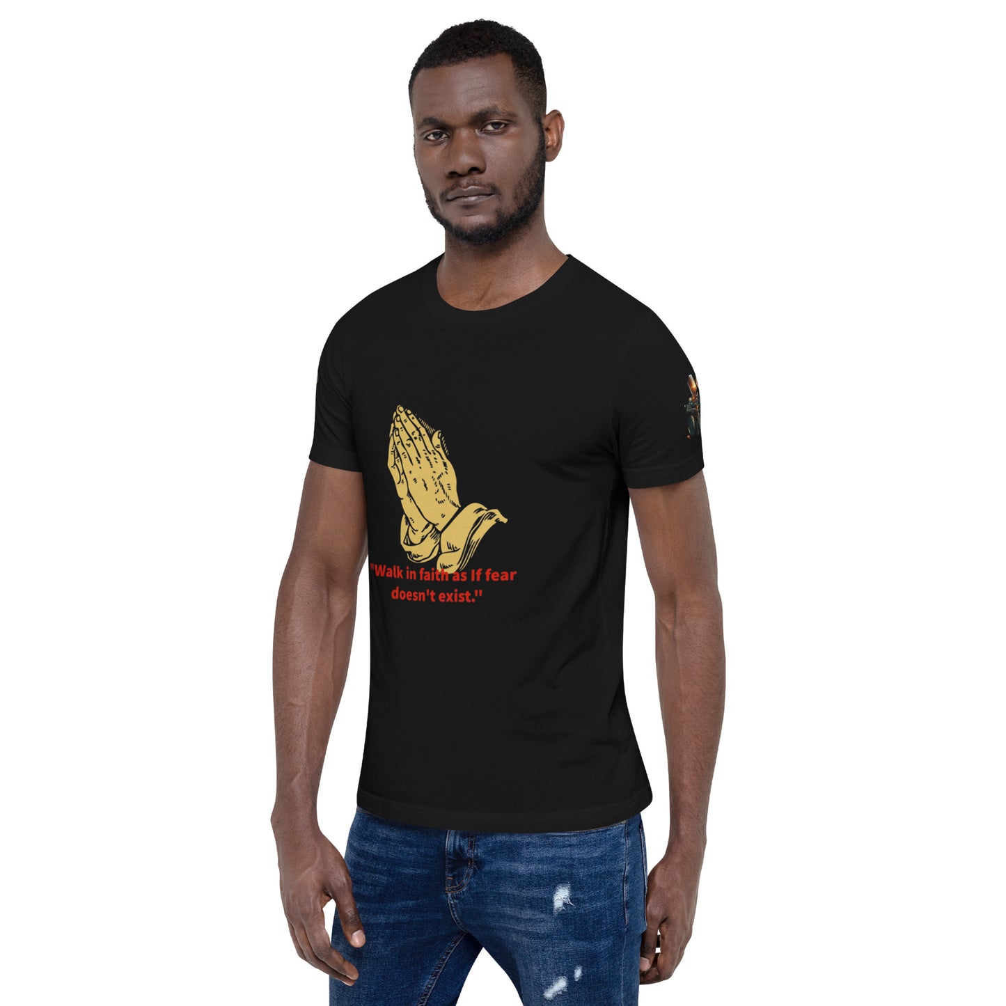 walk in faith Unisex t-shirt