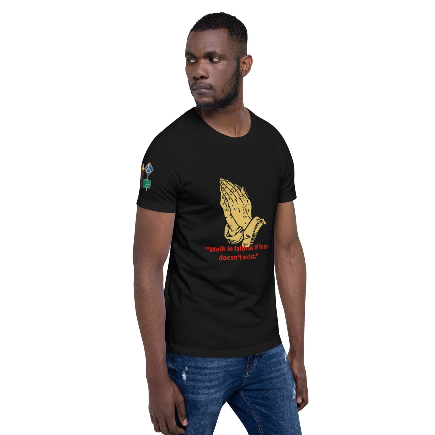 walk in faith Unisex t-shirt