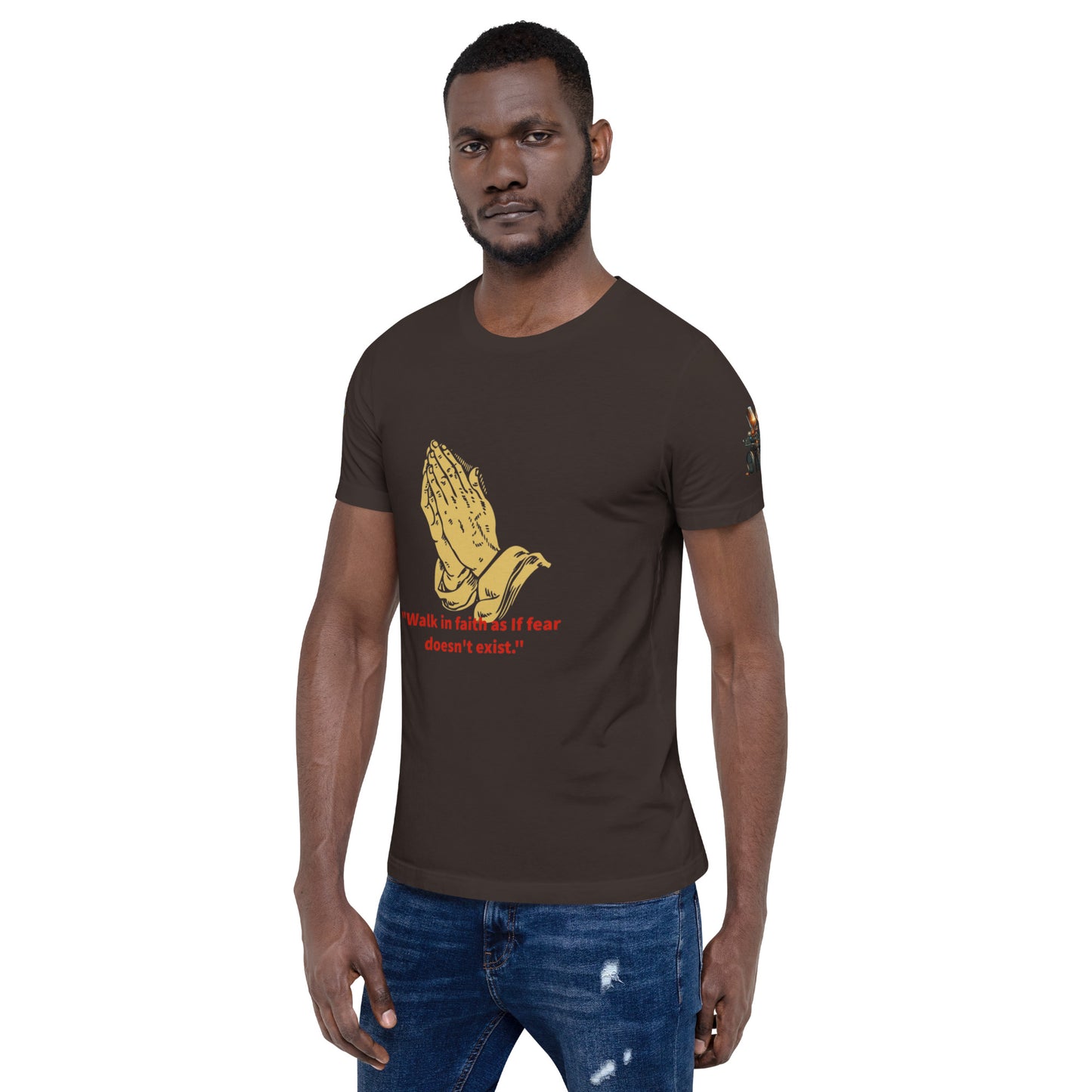 walk in faith Unisex t-shirt