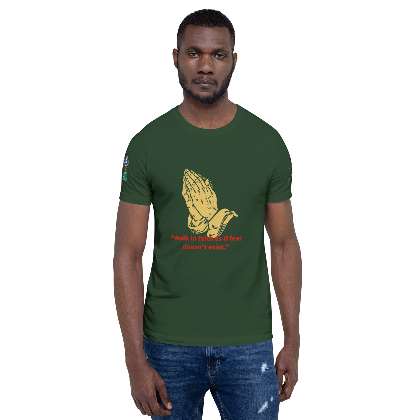 walk in faith Unisex t-shirt