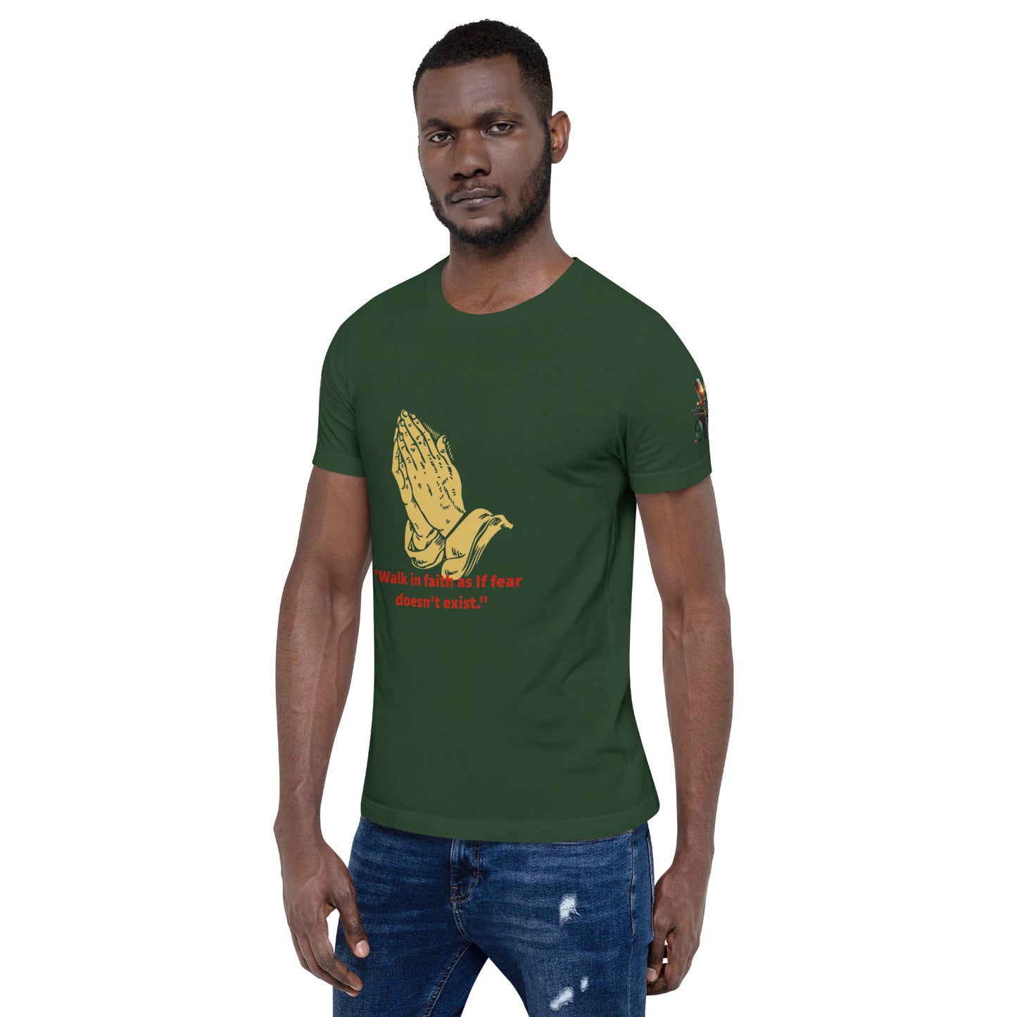 walk in faith Unisex t-shirt