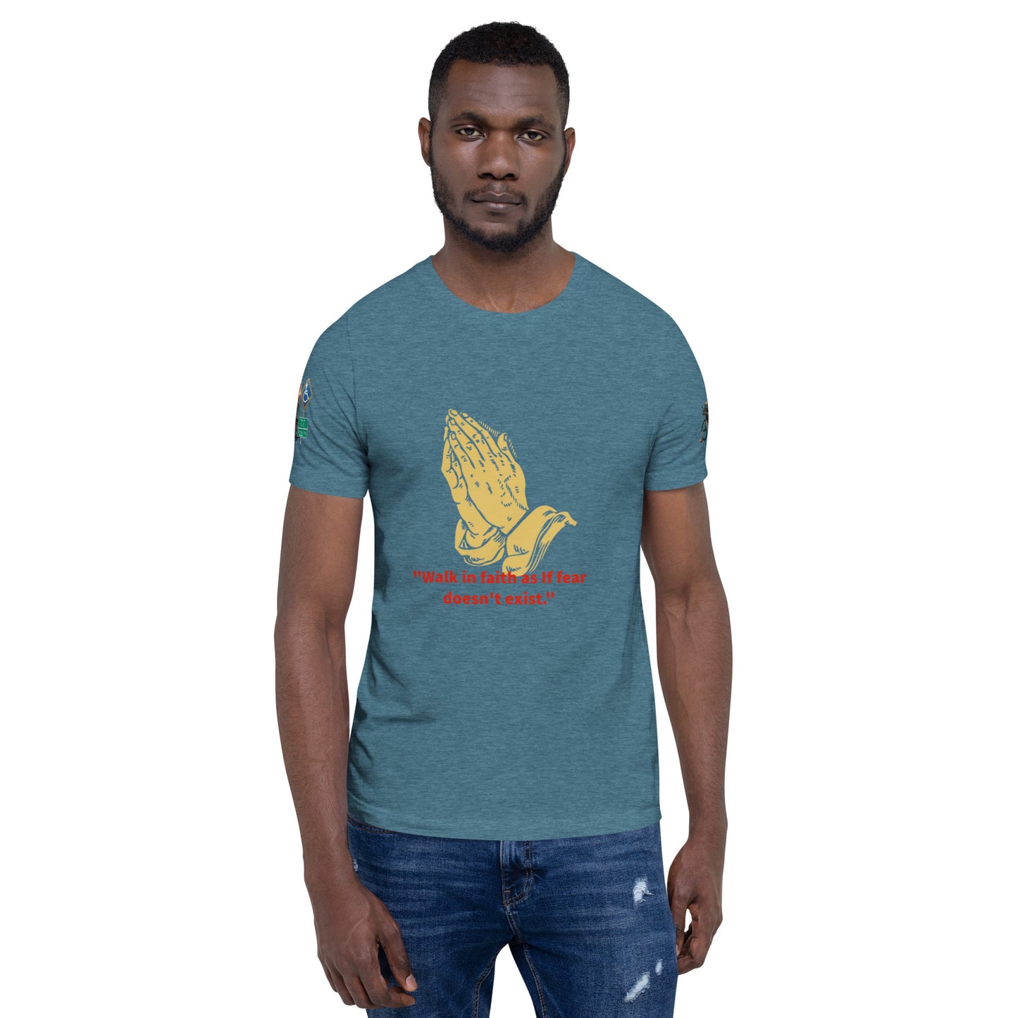 walk in faith Unisex t-shirt
