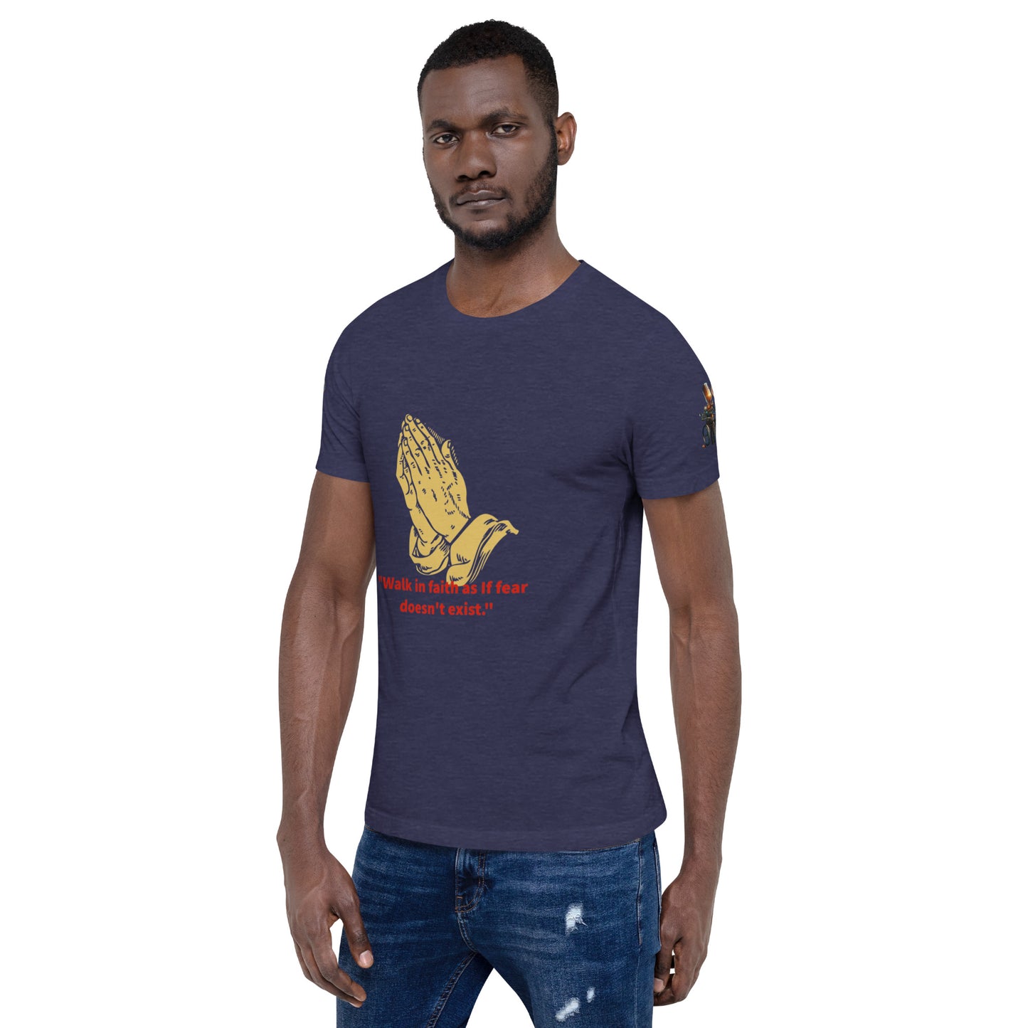 walk in faith Unisex t-shirt