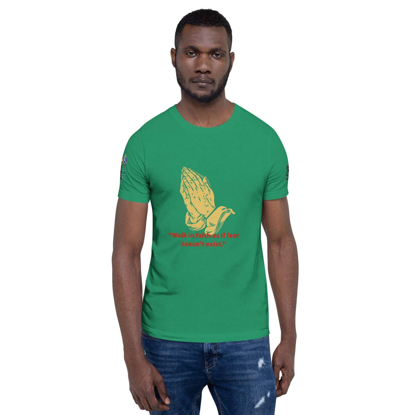 walk in faith Unisex t-shirt