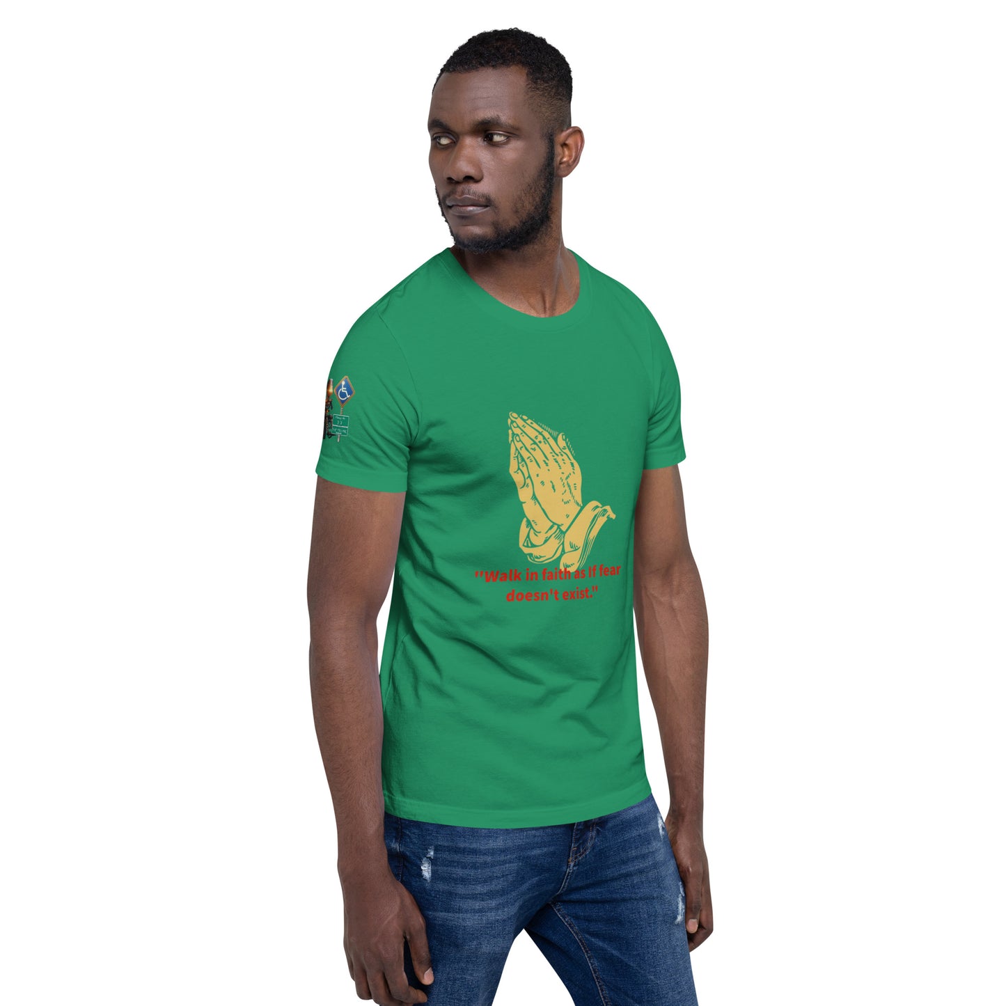 walk in faith Unisex t-shirt